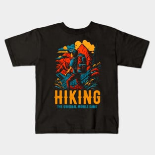 Hiking: The original mobile game Funny Kids T-Shirt